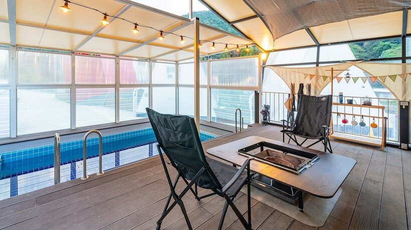 Imagen general del Hotel Gapyeong Iseom Poolvilla Pension. Foto 4