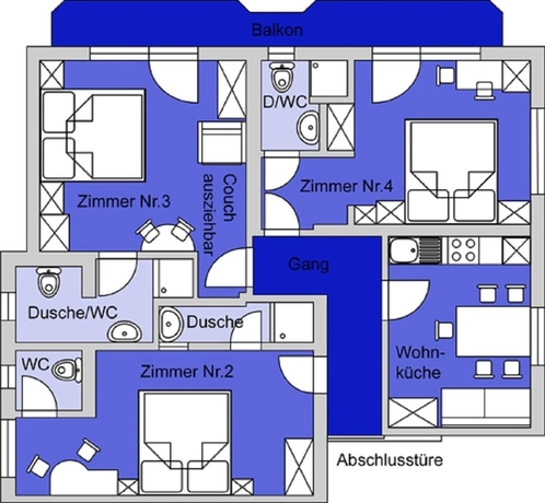 Imagen de la habitación del Hotel Garni DIAS. Foto 3
