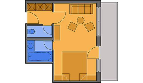 Imagen de la habitación del Hotel Garni Hubertushof. Foto 5