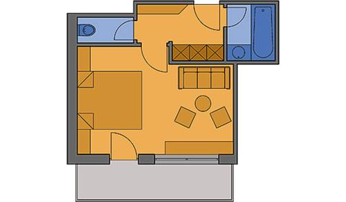 Imagen de la habitación del Hotel Garni Hubertushof. Foto 6