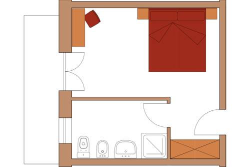 Imagen de la habitación del Hotel Garn&igrave; Lilly. Foto 12