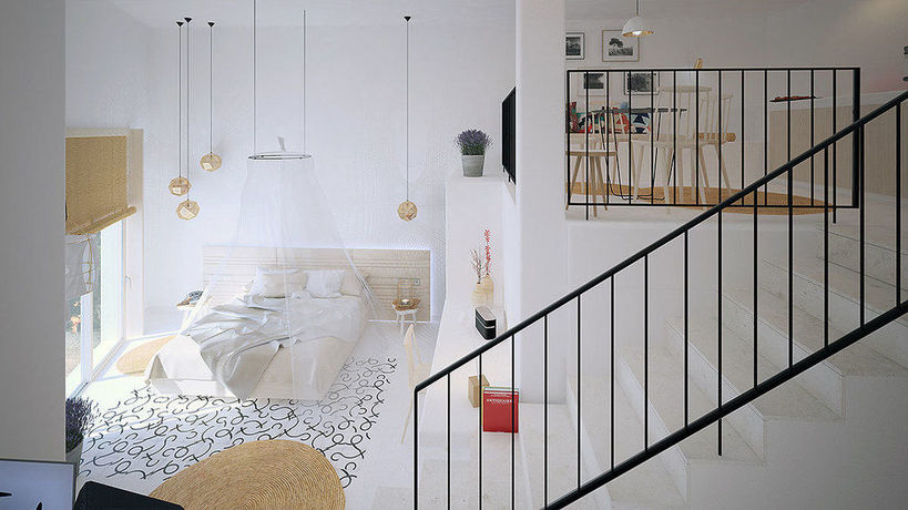 Imagen de la piscina del Hotel Gatzara Suites Santa Gertrudis. Foto 14