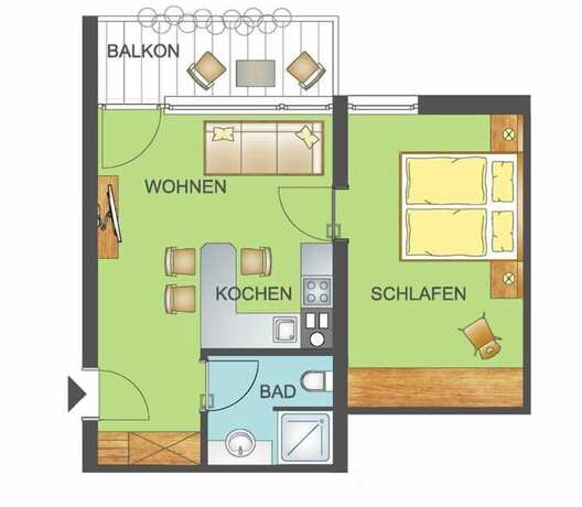 Imagen general del Hotel G&auml;stehaus Rottenspacher. Foto 3