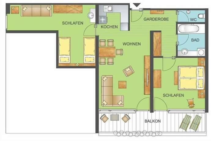 Imagen general del Hotel G&auml;stehaus Rottenspacher. Foto 17