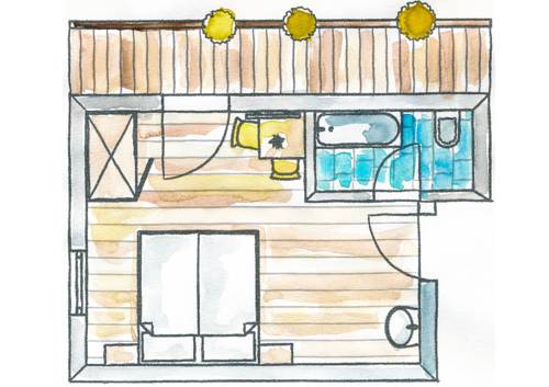 Imagen de la habitación del Hotel G&auml;stehaus Zugspitzblick. Foto 2