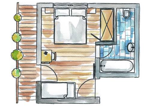 Imagen de la habitación del Hotel G&auml;stehaus Zugspitzblick. Foto 3