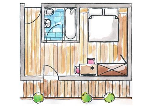 Imagen de la habitación del Hotel G&auml;stehaus Zugspitzblick. Foto 4