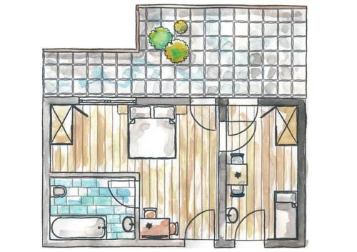 Imagen de la habitación del Hotel G&auml;stehaus Zugspitzblick. Foto 11