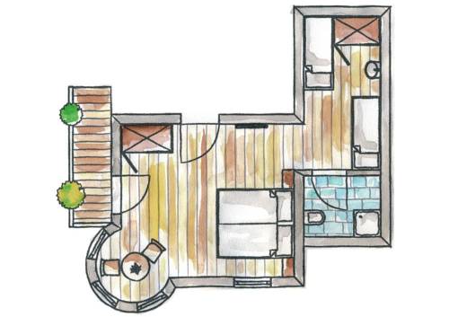 Imagen de la habitación del Hotel G&auml;stehaus Zugspitzblick. Foto 13