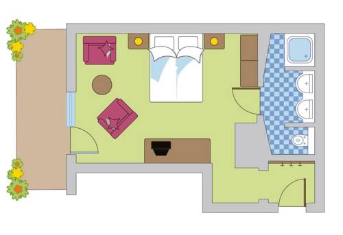 Imagen de la habitación del Hotel Geigers Lifehotel. Foto 16