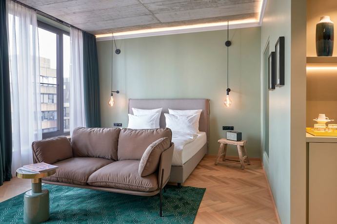 Imagen de la habitación del Hotel Gekko House Frankfurt, a Tribute Portfolio Hotel. Foto 9