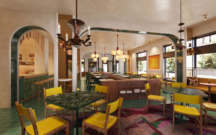 Imagen del bar/restaurante del Hotel Genevieve, Louisville. Foto 2