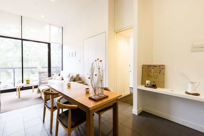 Imagen de la habitación del Hotel George, 1bdr North Melbourne Apartment. Foto 9
