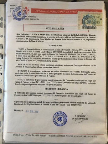 Imagen de los interiores del Hotel Giglio. Foto 15