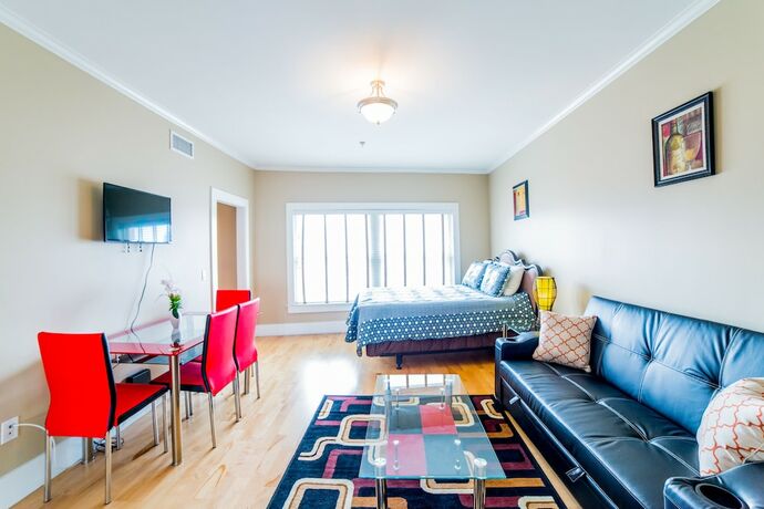 Imagen de la habitación del Hotel Ginosi Hudson Apartel. Foto 13