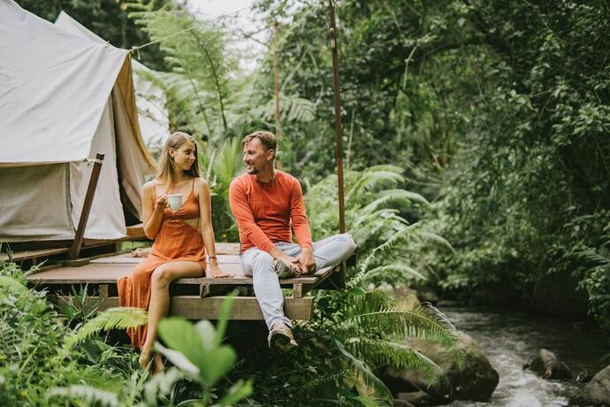 Imagen general del Hotel Glamping tent near the waterfall. Foto 2