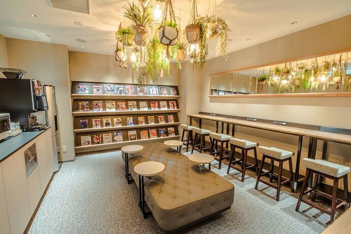 Imagen del bar/restaurante del Hotel Glansit Akihabara Comfort Capsule. Foto 19