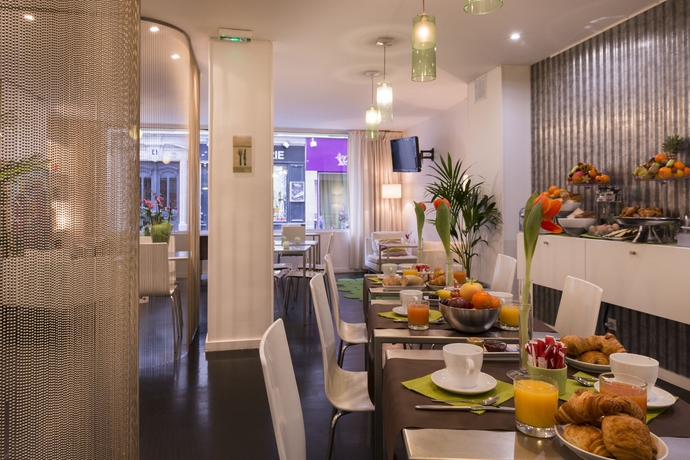 Imagen del bar/restaurante del Hotel Glasgow Monceau Paris By Patrick Hayat. Foto 4