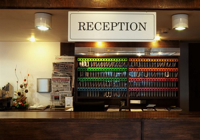 Imagen de los interiores del Hotel Globus, Praga. Foto 8