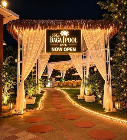 Imagen del bar/restaurante del Hotel Goa Country Club By Pearl Near Udyog vihar Yashobhoomi. Foto 5