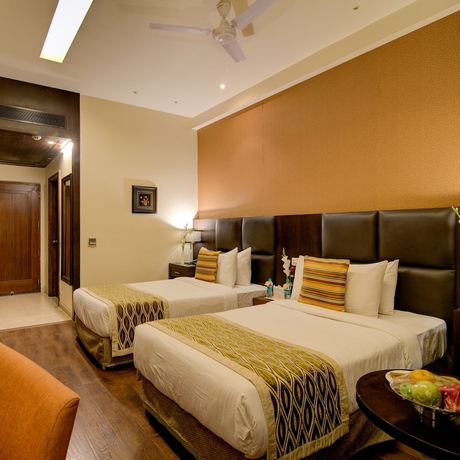 Imagen de la habitación del Hotel Godwin Haridwar. Foto 13