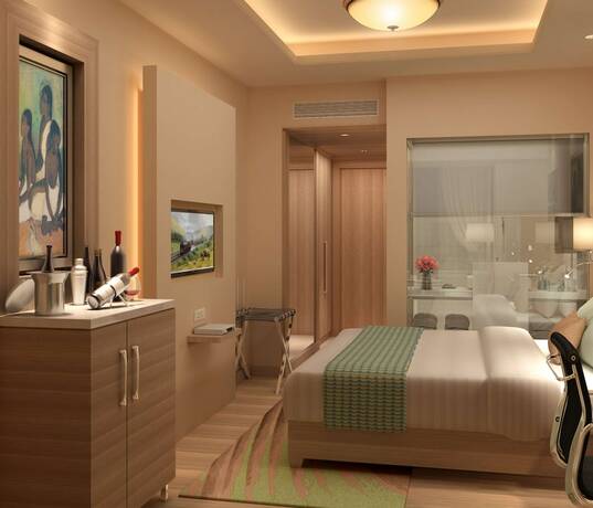Imagen de la habitación del Hotel Golden Sarovar Portico Amritsar. Foto 20