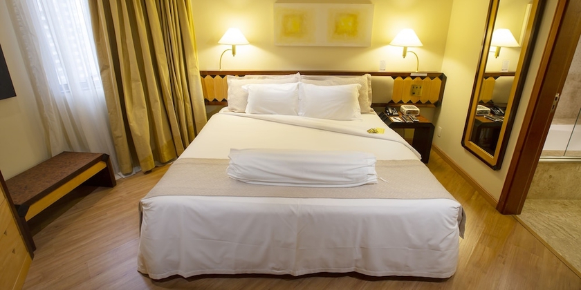 Imagen de la habitación del Hotel Golden Tower Pinheiros By Fênix Hotéis. Foto 8