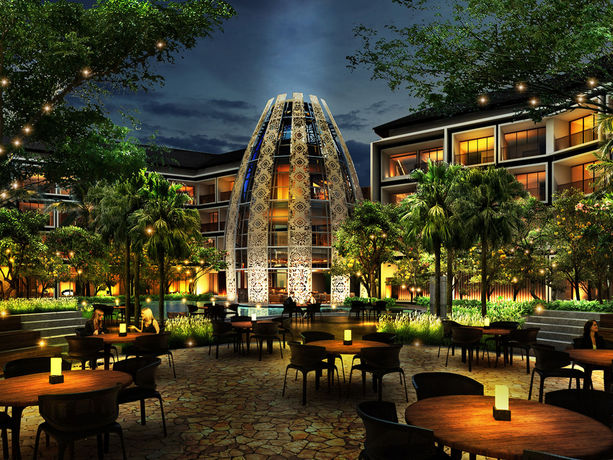 Imagen del bar/restaurante del Hotel Golden Tulip Jineng Resort Bali - Chse Certified. Foto 2