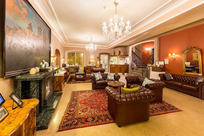 Imagen de los interiores del Hotel Goldener Hirsch, Rothenburg. Foto 18