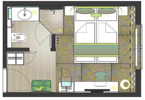 Imagen de la habitación del Hotel Golfhotel Vesper. Foto 6