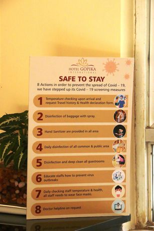 Imagen de los interiores del Hotel Gopika International. Foto 16