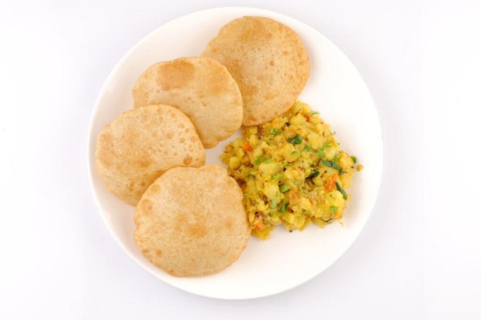 Imagen del bar/restaurante del Hotel Goroomgo Brij Dham Guest House Mathura. Foto 4