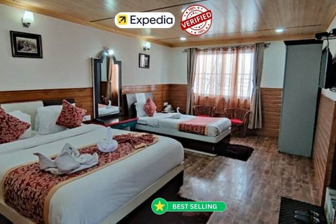 Imagen de la habitación del Hotel Goroomgo Kasturi Palace Darjeeling. Foto 14