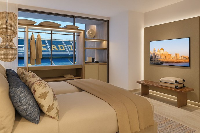 Imagen de la habitación del Hotel Gran Hotel Luna de C&aacute;diz. Foto 3