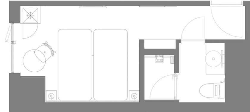Imagen de la habitación del Hotel Granbell Osaka. Foto 4