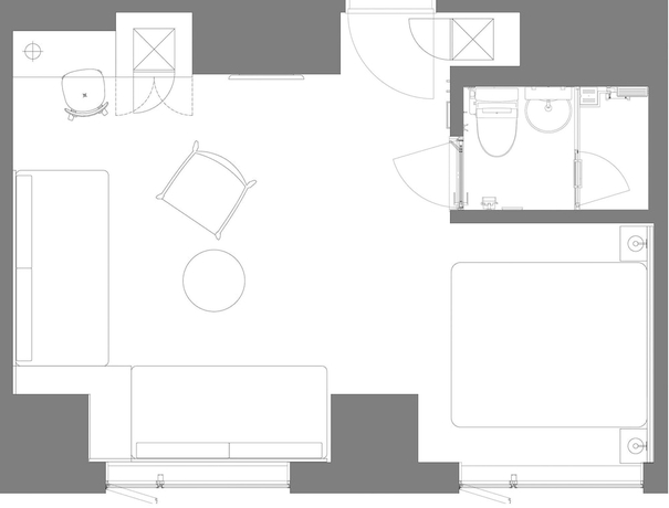 Imagen de la habitación del Hotel Granbell Osaka. Foto 6
