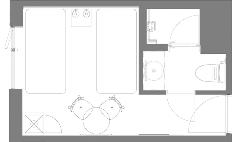Imagen de la habitación del Hotel Granbell Osaka. Foto 7