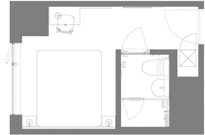 Imagen de la habitación del Hotel Granbell Osaka. Foto 12