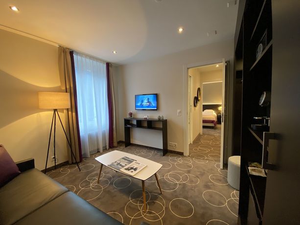 Imagen de la habitación del Hotel Grand H&ocirc;tel des Bains de Lavey. Foto 14