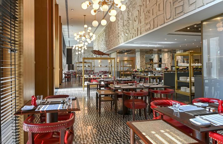 Imagen del bar/restaurante del Hotel Grand Hyatt Gurgaon. Foto 3