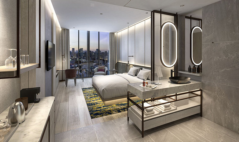 Imagen de la habitación del Hotel Grand Nikko Bangkok Sathorn. Foto 3