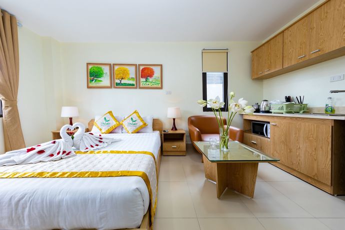 Imagen de la habitación del Hotel Granda Trung Hoa Apartment. Foto 6