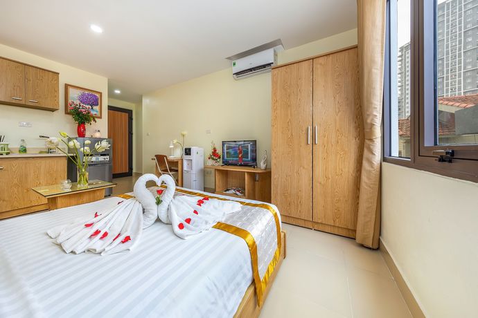 Imagen de la habitación del Hotel Granda Trung Hoa Apartment. Foto 9