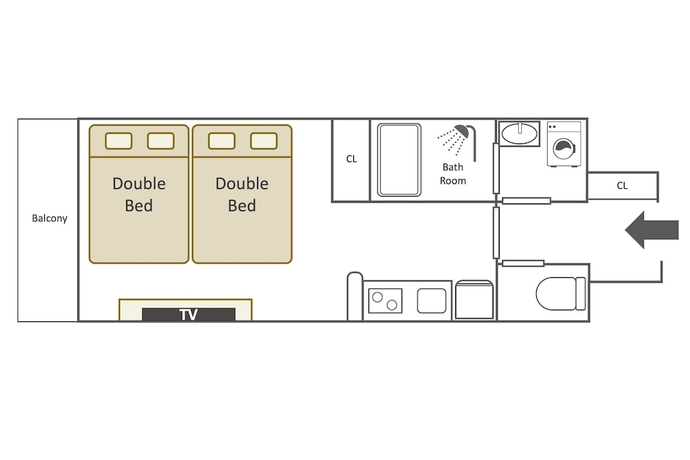 Imagen de la habitación del Hotel Grandouce Juso. Foto 16