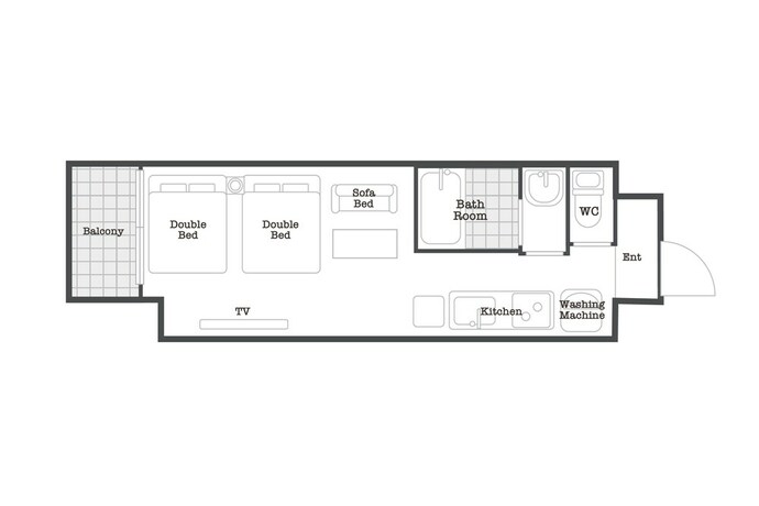 Imagen de la habitación del Hotel Grandouce Temma-higashi. Foto 26