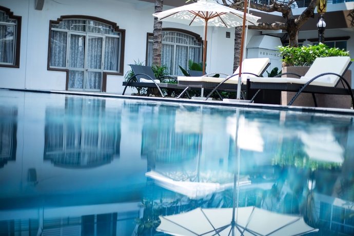 Imagen de la piscina del Hotel Grandvrio City Danang. Foto 19