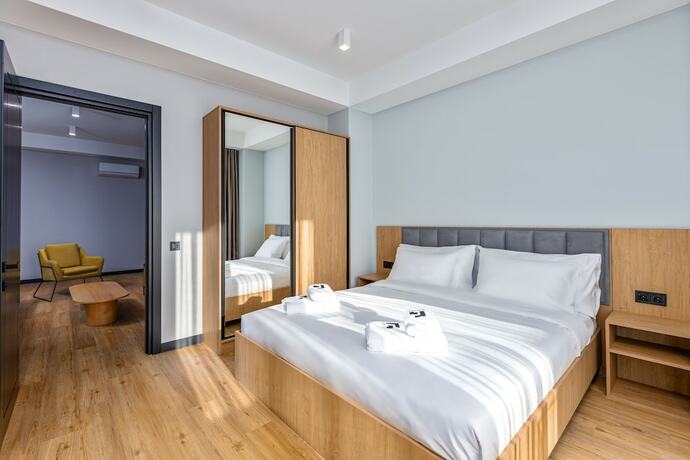 Imagen de la habitación del Hotel Gratus Aparthotel. Foto 17