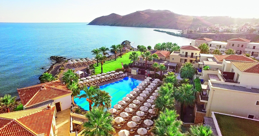 Imagen de la piscina del Hotel Grecotel Marine Palace and Aqua Park - All Inclusive. Foto 14