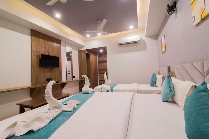 Imagen de la habitación del Hotel Green City, Gandhinagar. Foto 8