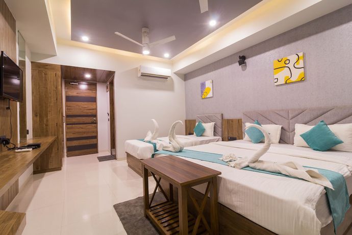 Imagen de la habitación del Hotel Green City, Gandhinagar. Foto 13